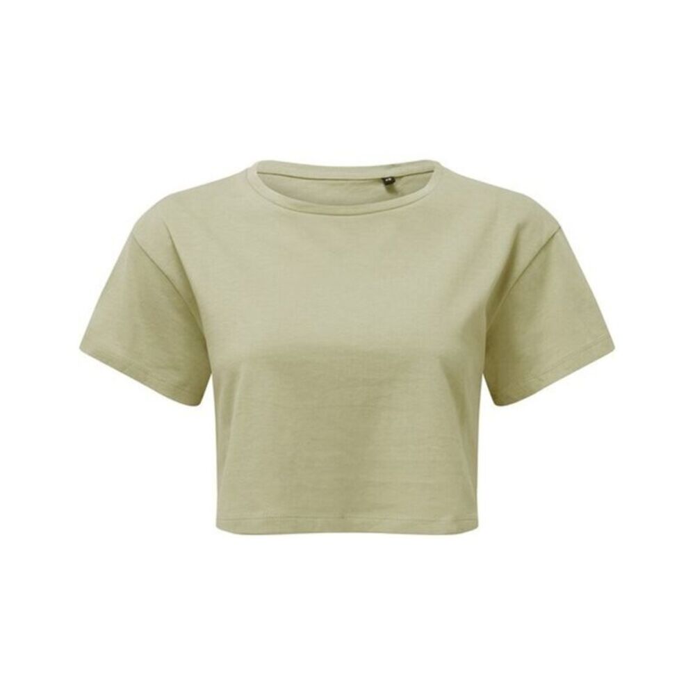 TriDri Womens/Ladies TriDri Crop Top / Sage Green
